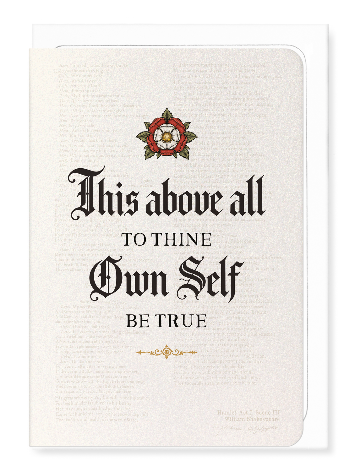 Ezen - To thine own self be true - Greeting Card - Front