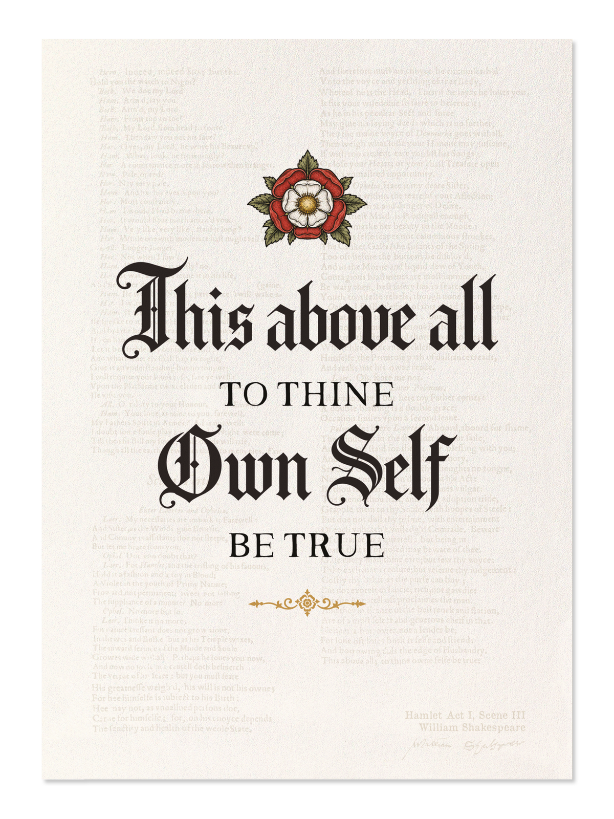Ezen - To thine own self be true - Postcard - Front