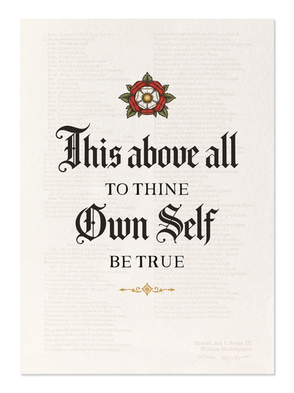Ezen - To thine own self be true - Postcard - Front