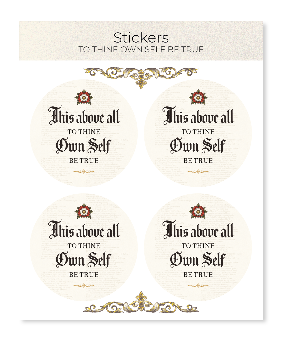 Ezen - To thine own self be true - Sticker Set
