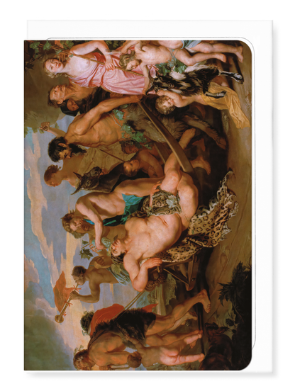 Ezen - Triumph of Bacchus (1650) - Greeting Card - Front