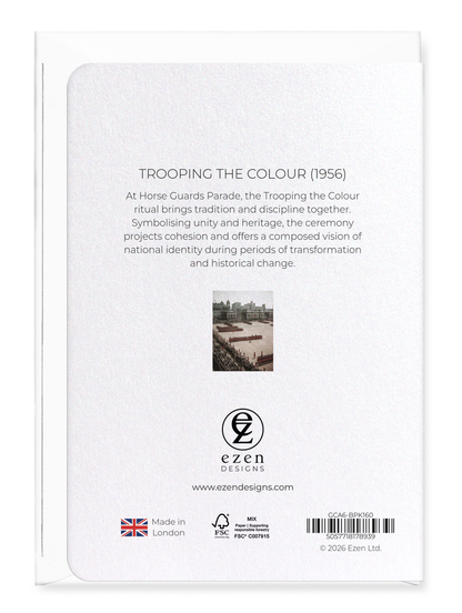 Ezen - Trooping the Colour (1956) - Greeting Card - Back