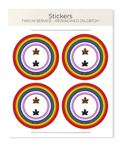 Ezen - Two in Service – Reimagined 2SLGBTQI+ - Sticker Set
