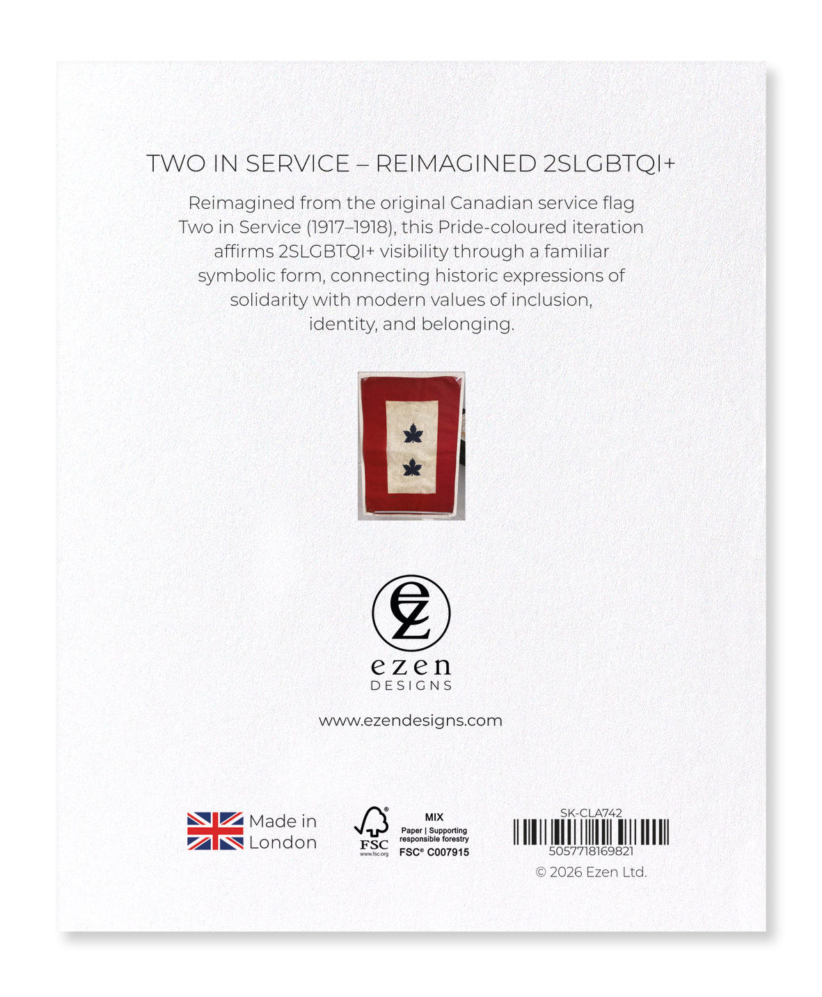 Ezen - Two in Service – Reimagined 2SLGBTQI+ - Sticker Set
