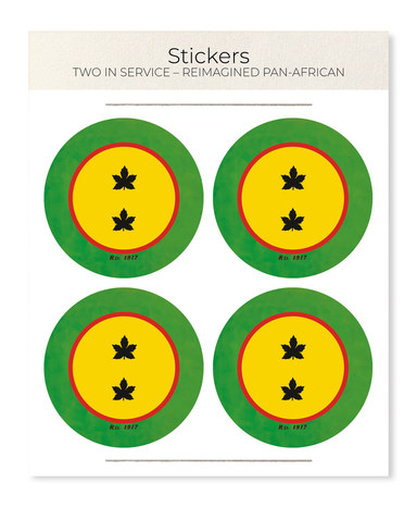 Ezen - Two in Service – Reimagined Pan-African - Sticker Set