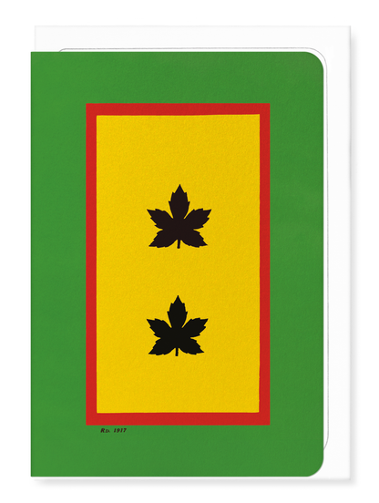 Ezen - Two in Service – Reimagined Pan-African - Greeting Card - Front