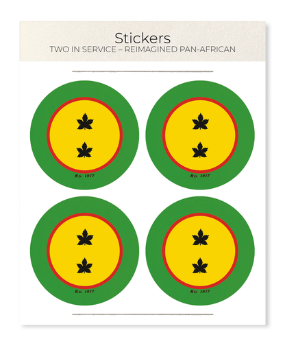 Ezen - Two in Service – Reimagined Pan-African - Sticker Set