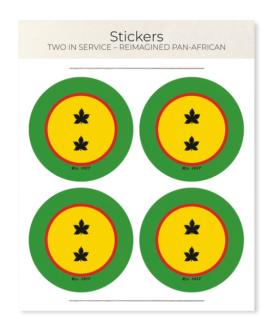 Ezen - Two in Service – Reimagined Pan-African - Sticker Set