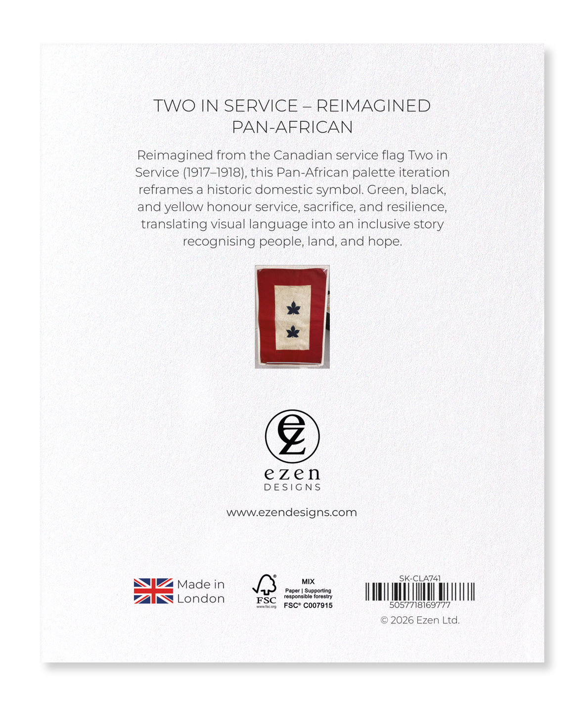 Ezen - Two in Service – Reimagined Pan-African - Sticker Set