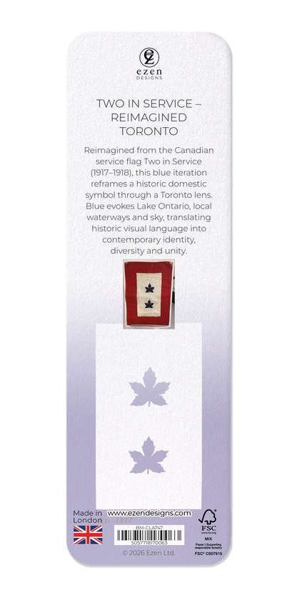Ezen - Two in Service – Reimagined Toronto - Bookmark - Back