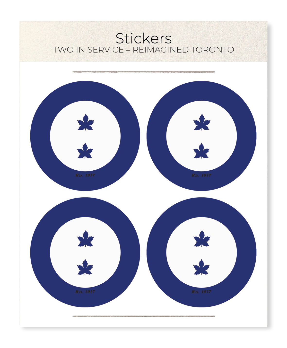 Ezen - Two in Service – Reimagined Toronto - Sticker Set