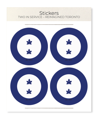 Ezen - Two in Service – Reimagined Toronto - Sticker Set