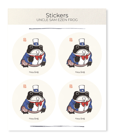 Ezen - Uncle Sam Ezen Frog - Sticker Set