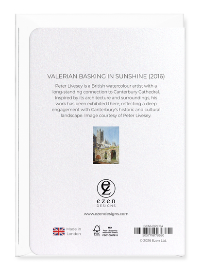 Ezen - Valerian basking in sunshine (2016) - Greeting Card - Back