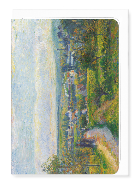 Ezen - View of Saint-Ouen-l'Aumône (1876) - Greeting Card - Front