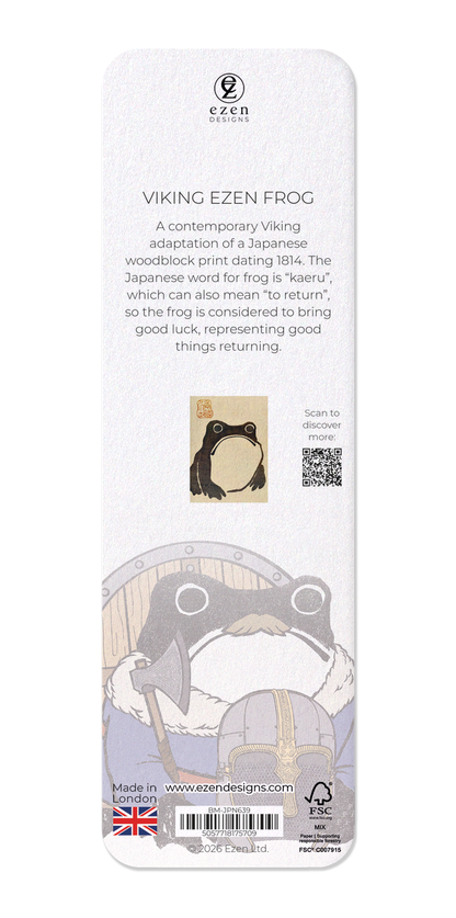 Ezen - Viking Ezen Frog - Bookmark - Back