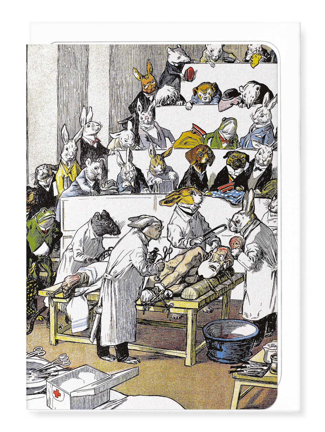 Ezen - Vivisection of Humans (1899) - Greeting Card - Front