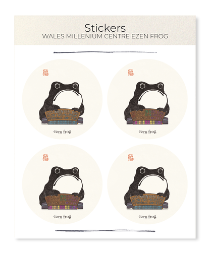 Ezen - Wales Millenium Centre Ezen Frog - Sticker Set