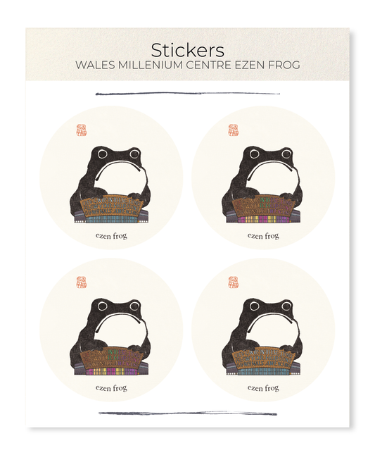 Ezen - Wales Millenium Centre Ezen Frog - Sticker Set