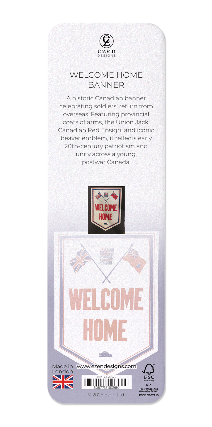 Ezen - Welcome Home Banner - Bookmark - Back