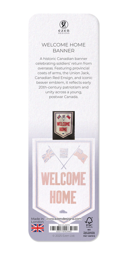 Ezen - Welcome Home Banner - Bookmark - Back