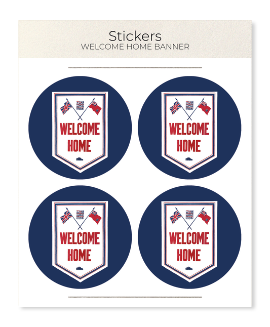Ezen - Welcome Home Banner - Sticker Set