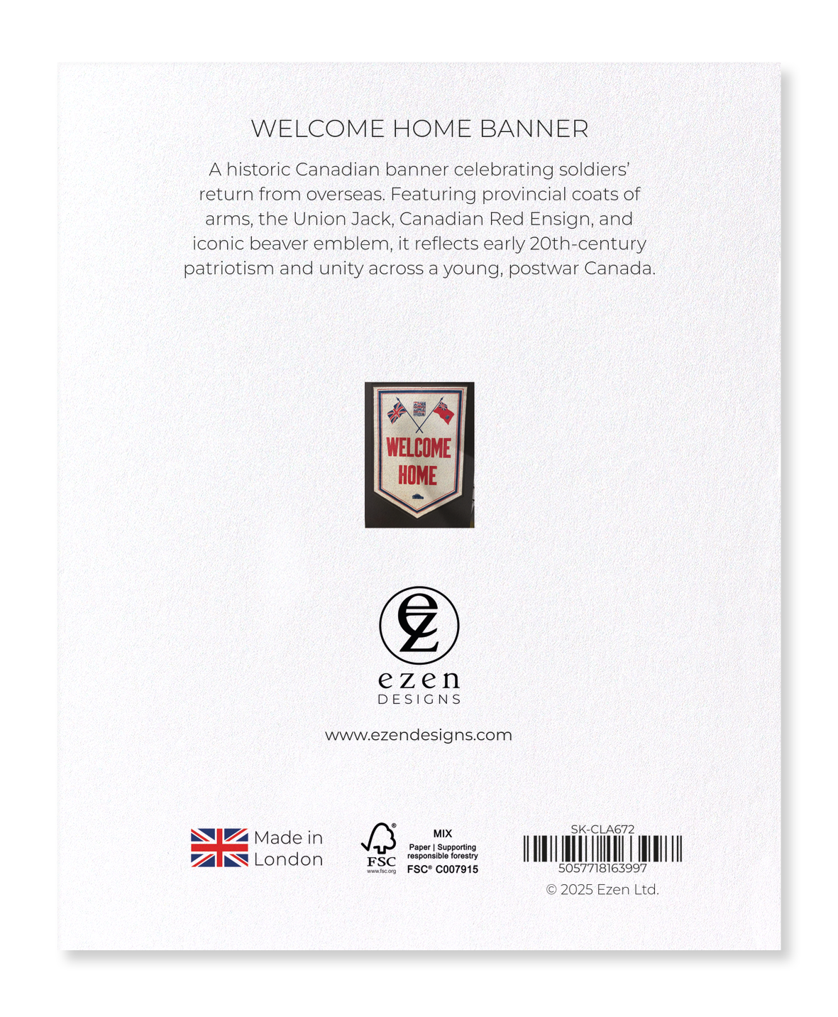 Ezen - Welcome Home Banner - Sticker Set