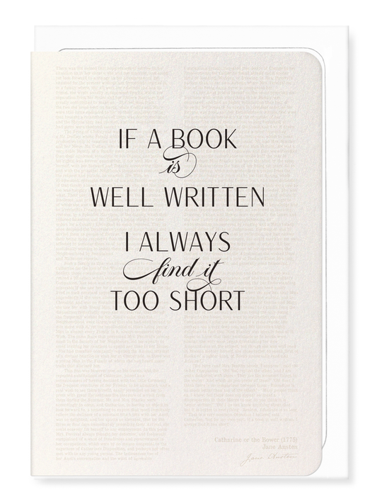 Ezen - Well Written Book (1775) - Greeting Card - Front