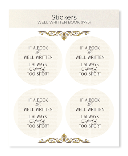 Ezen - Well Written Book (1775) - Sticker Set