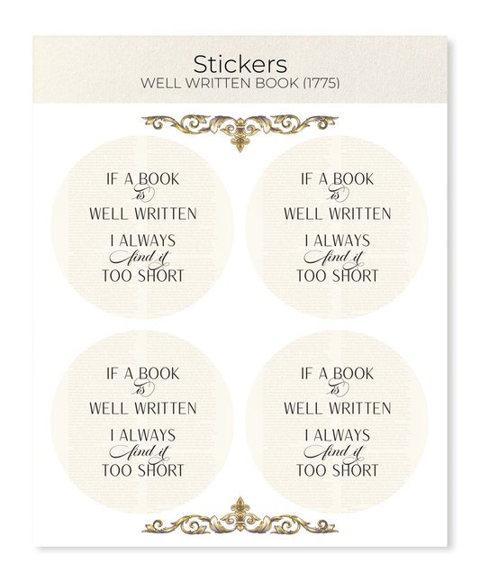 Ezen - Well Written Book (1775) - Sticker Set