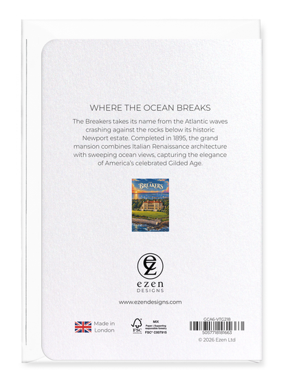 Ezen - Where the Ocean Breaks - Greeting Card - Back
