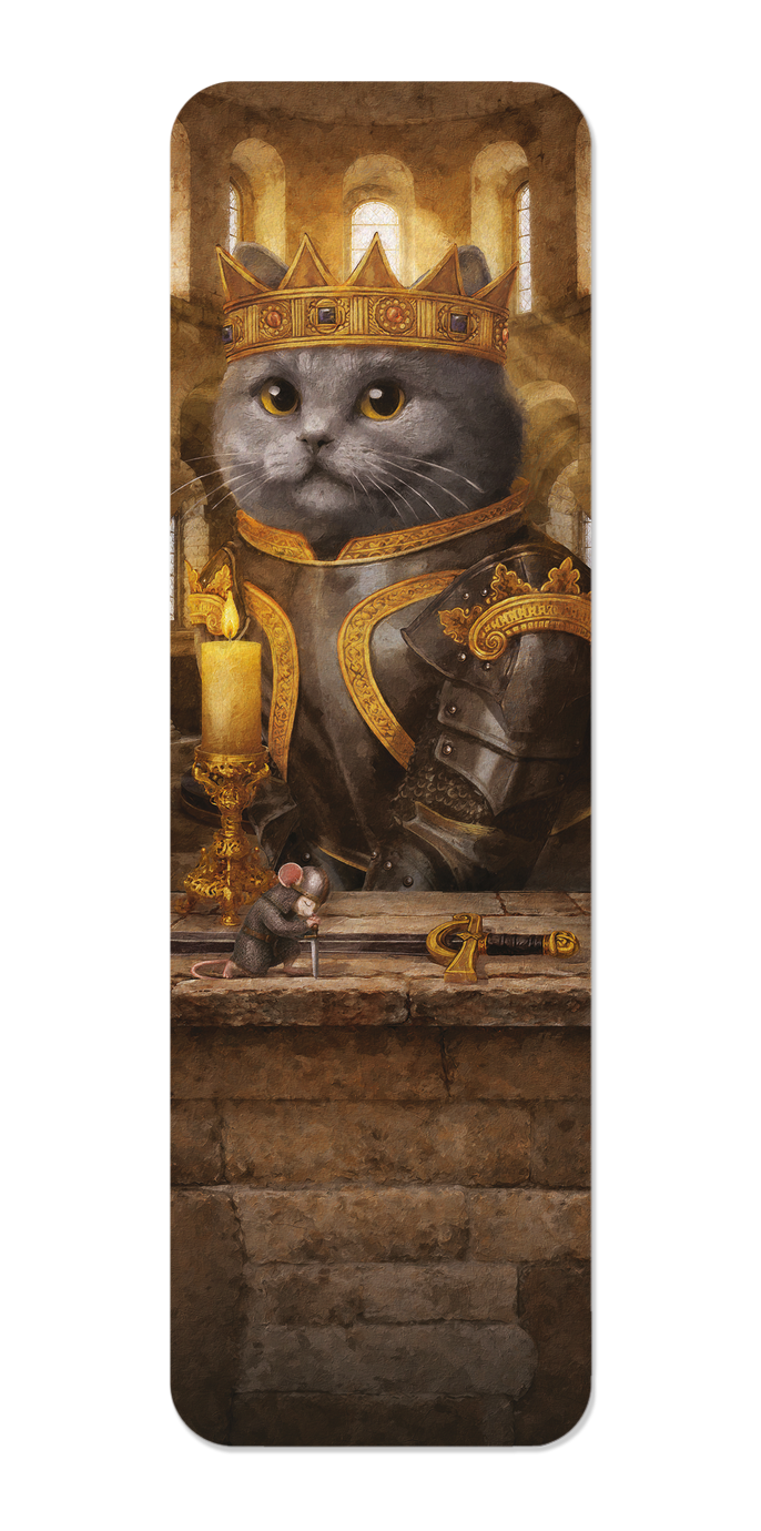 Ezen - William the Conquerer Classic Cat - Bookmark - Front