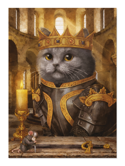Ezen - William the Conquerer Classic Cat - Postcard - Front