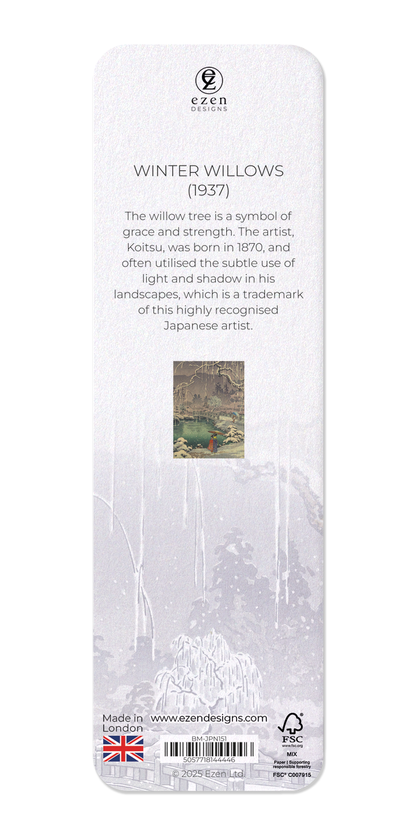 Ezen - Winter willows (1937) - Bookmark - Back