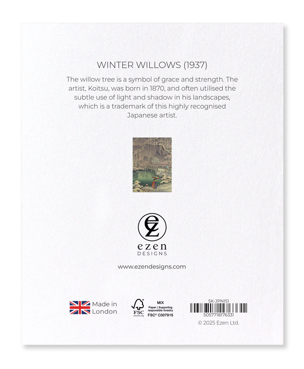 Ezen - Winter willows (1937) - Sticker Set