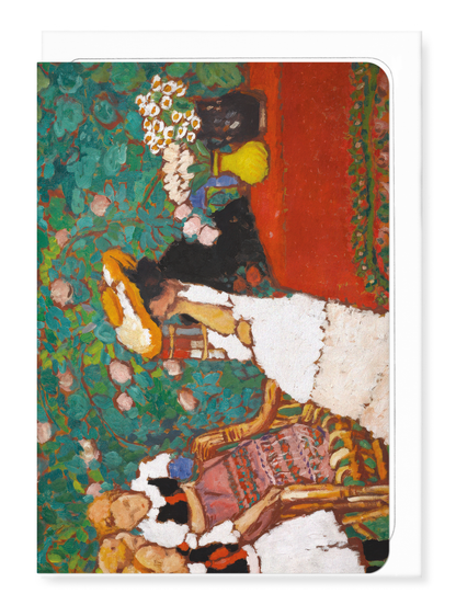 Ezen - Woman with Three Girls (c.1909) - Greeting Card - Front