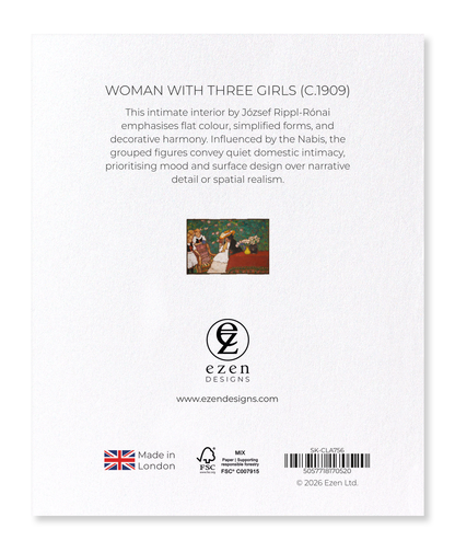 Ezen - Woman with Three Girls (c.1909) - Sticker Set