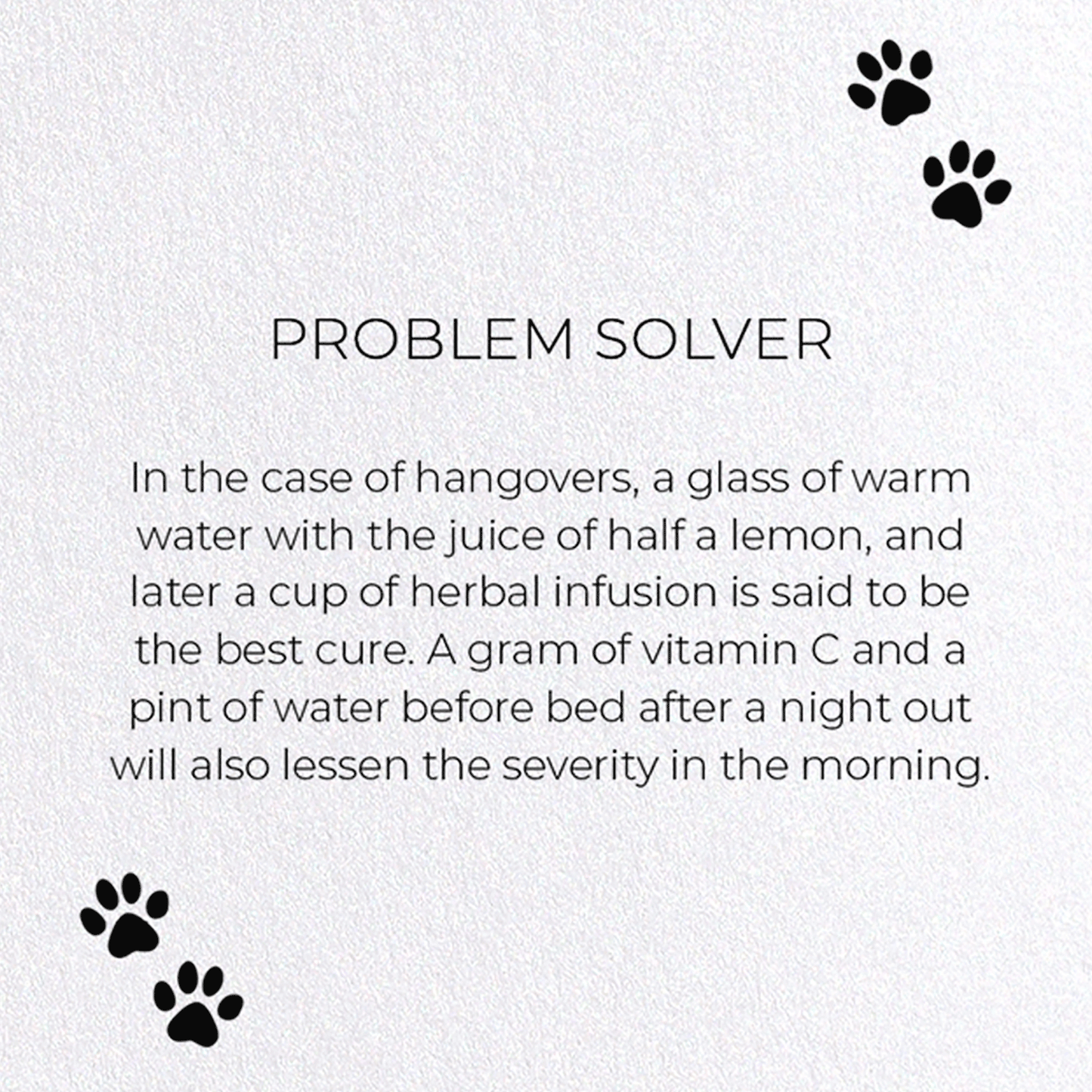 PROBLEM SOLVER: Funny Animal Greeting Card