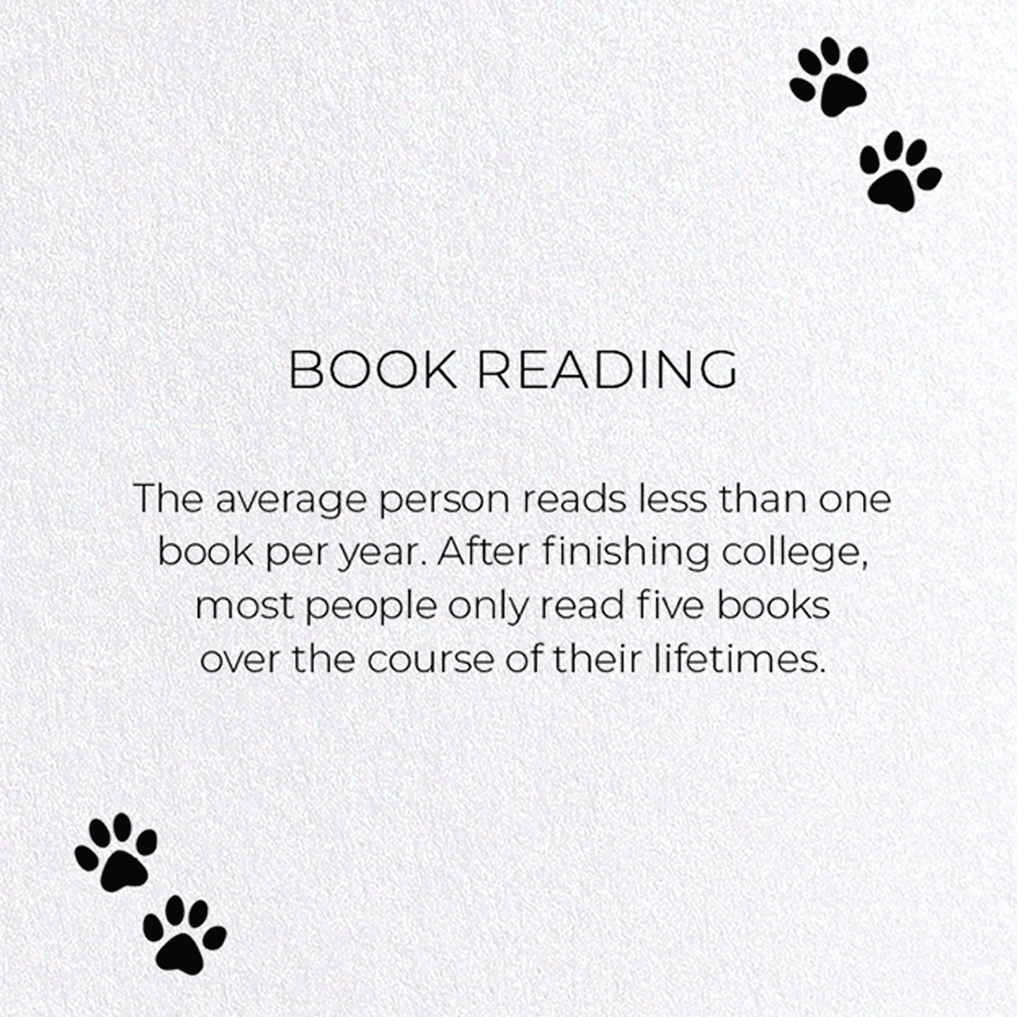 BOOK READING: Funny Animal Greeting Card