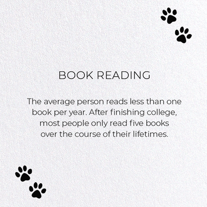 BOOK READING: Funny Animal Greeting Card