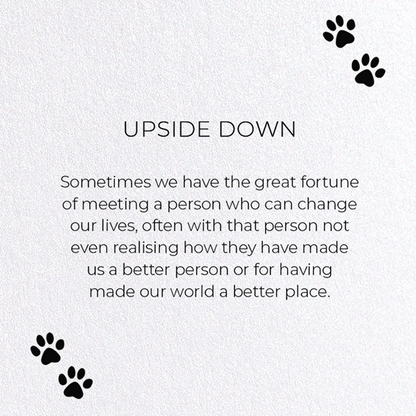 UPSIDE DOWN: Funny Animal Greeting Card