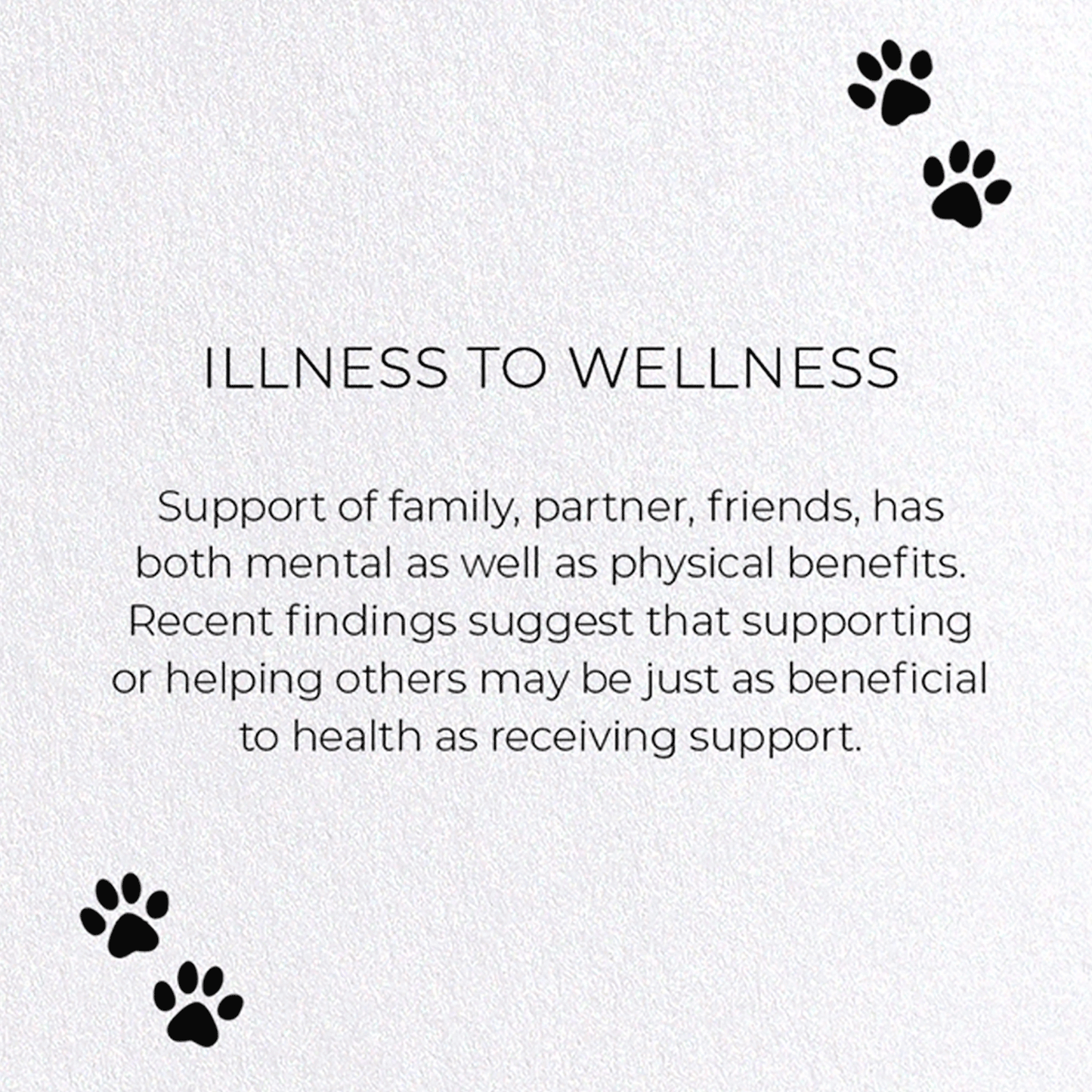 ILLNESS TO WELLNESS: Funny Animal Greeting Card