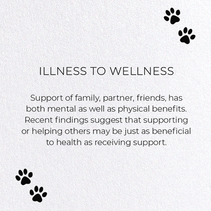 ILLNESS TO WELLNESS: Funny Animal Greeting Card