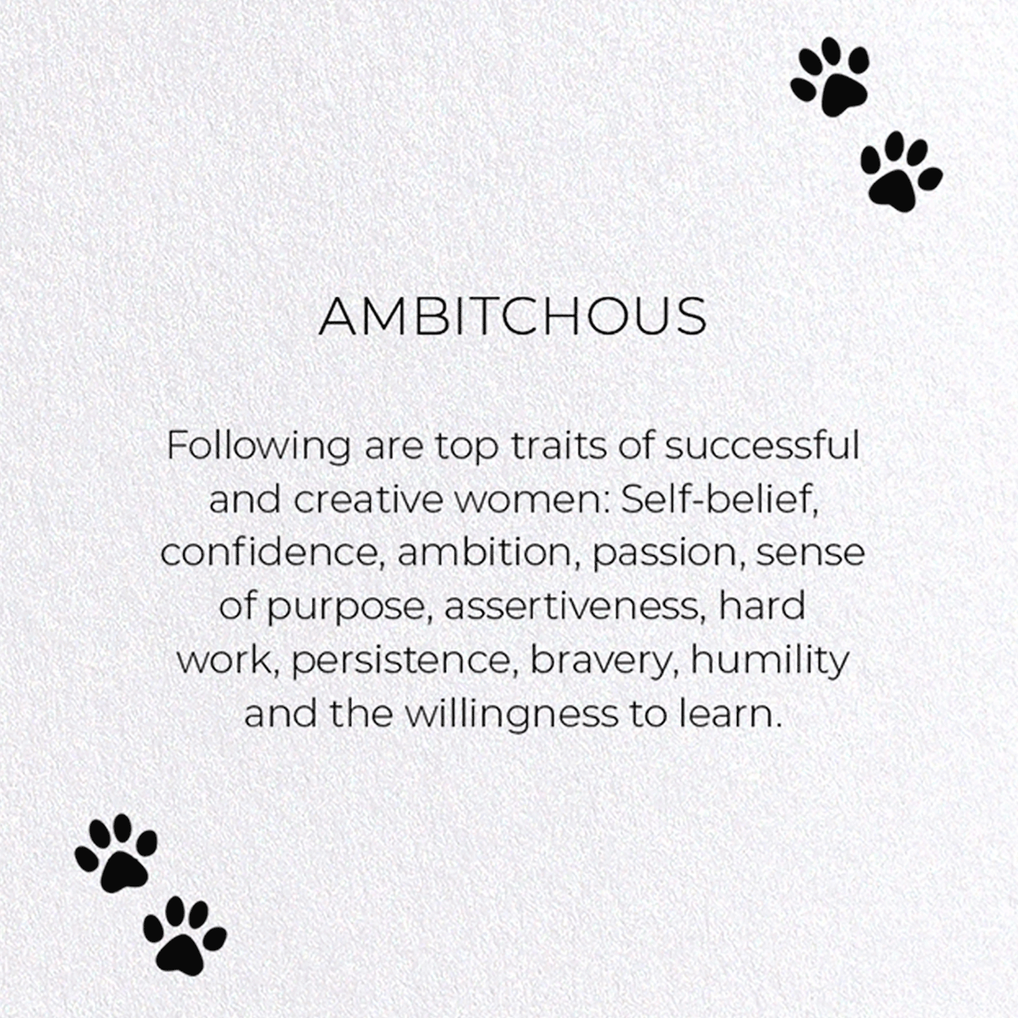AMBITCHOUS: Funny Animal Greeting Card