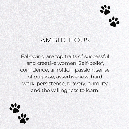 AMBITCHOUS: Funny Animal Greeting Card