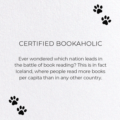 CERTIFIED BOOKAHOLIC: Funny Animal Greeting Card