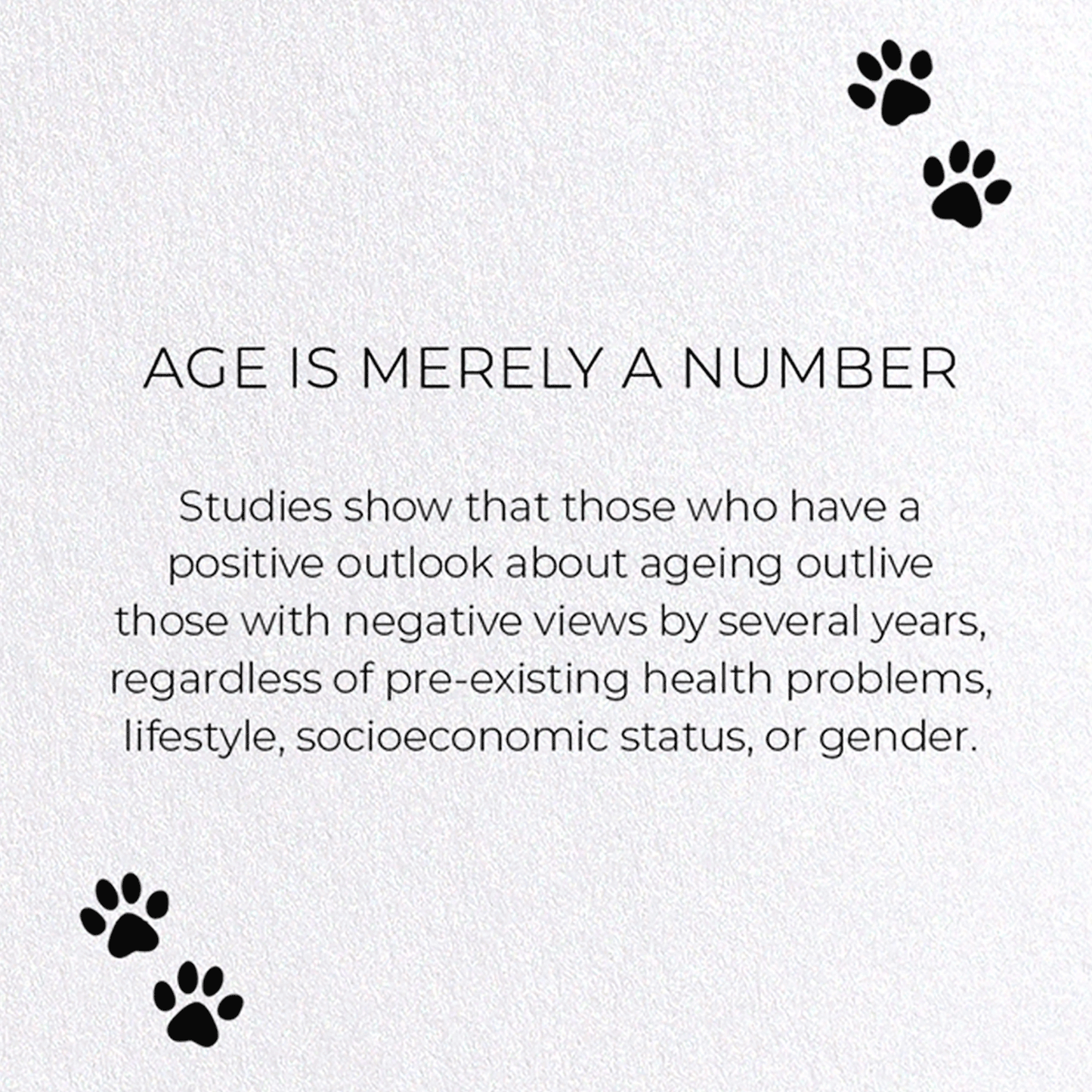 AGE IS MERELY A NUMBER: Funny Animal Greeting Card