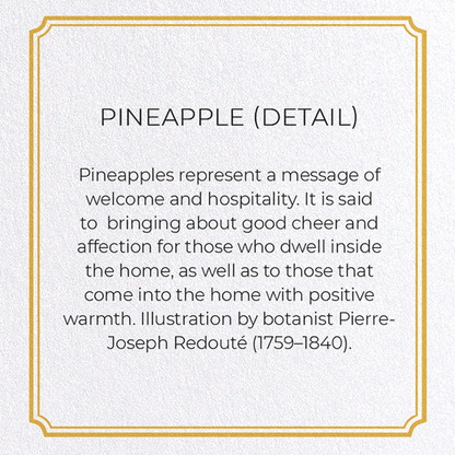 PINEAPPLE: Botanical Greeting Card