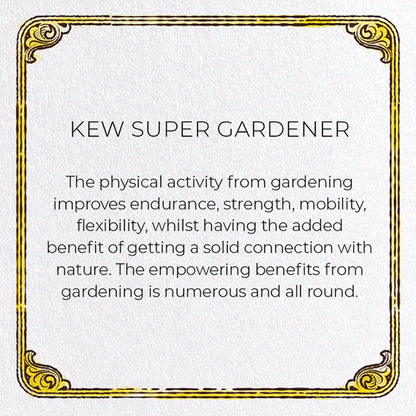 KEW SUPER GARDENER: Bespoke Greeting Card