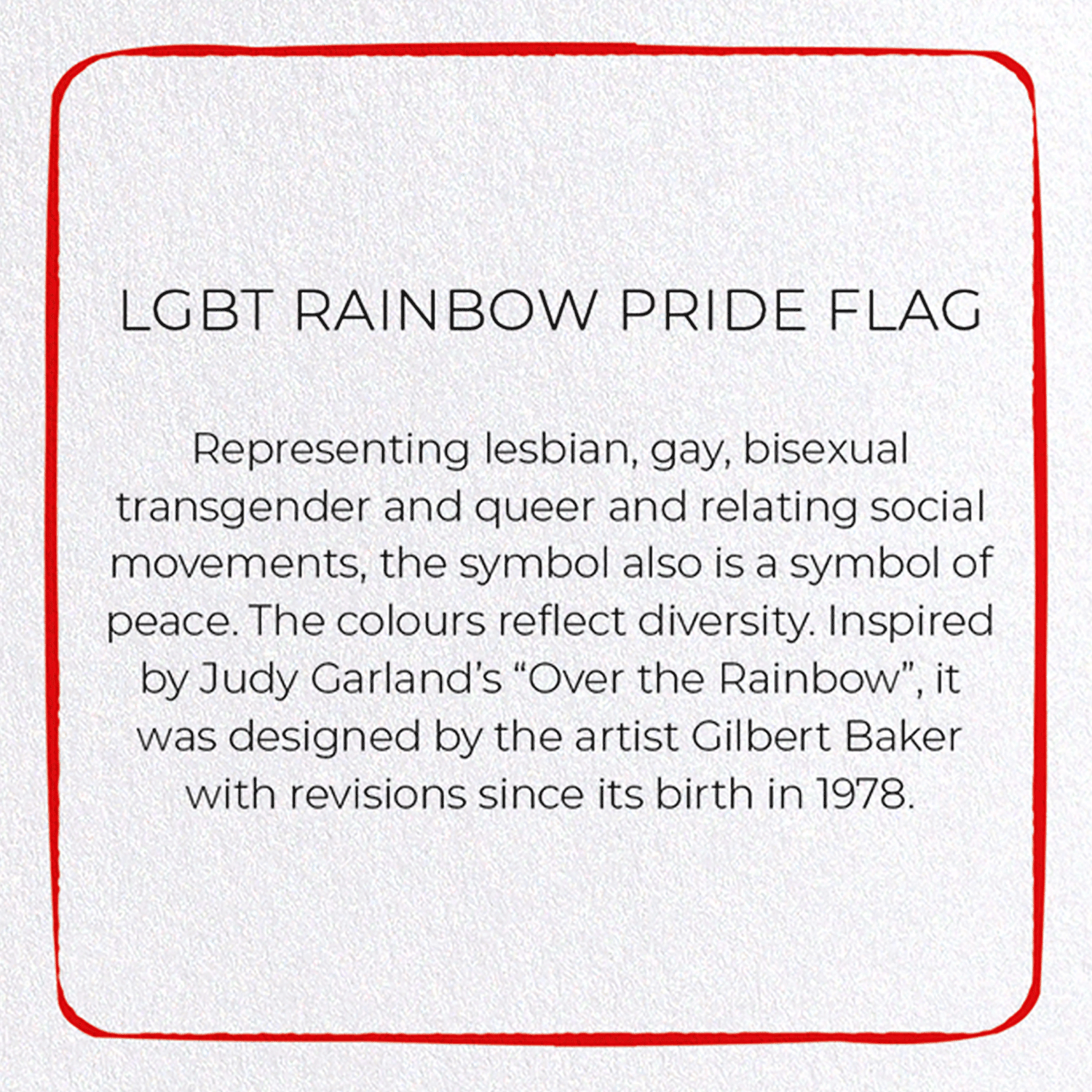 LGBT RAINBOW PRIDE FLAG: 8xCards